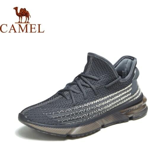 CAMEL Men Shoes Spring Summer New Sports Shoes Mens Outdoor Sports Jogging Running Shoes Male Non-slip Breathable Mesh Shoes