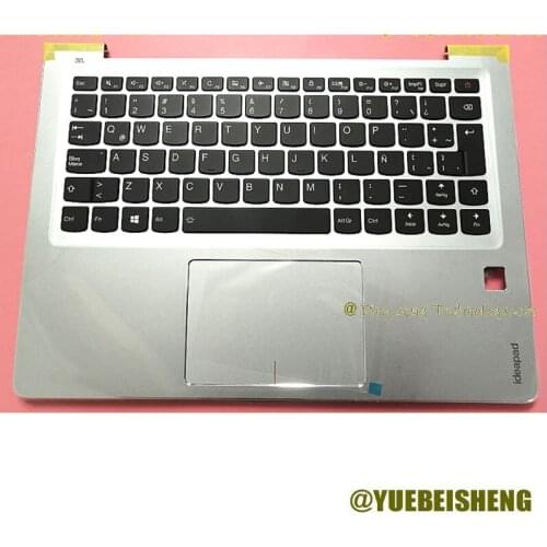 YUEBEISHENG New For Lenovo xiaoxin ideapad Air 13 Pro palmrest LA Lartin keyboard upper cover Touchpad Silver,5CB0M09387