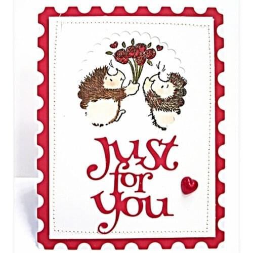 Letter Just For You Metal Cutting Dies Stencils For DIY Scrapbooking Decorative Embossing Suit Paper Cards Die Cutting Template