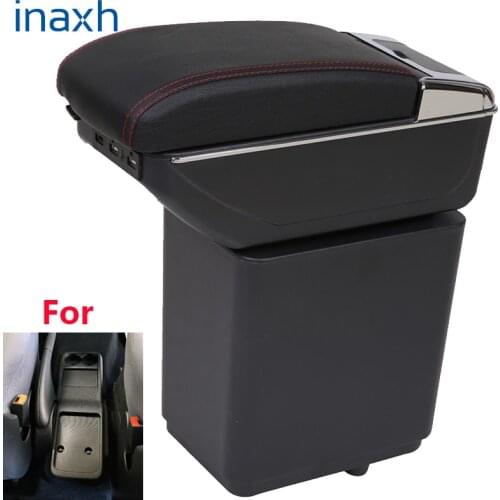 For Citroen Berlingo Armrest Retrofit parts For Peugeot Partner tepee Car Armrest Storage box car accessories Charging USB LED