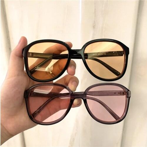 Vintage Oversized Sunglasses Women Luxury Brand Aviation Sun Glasses Female Male Fashion Clear Black Mirror Driver Goggles