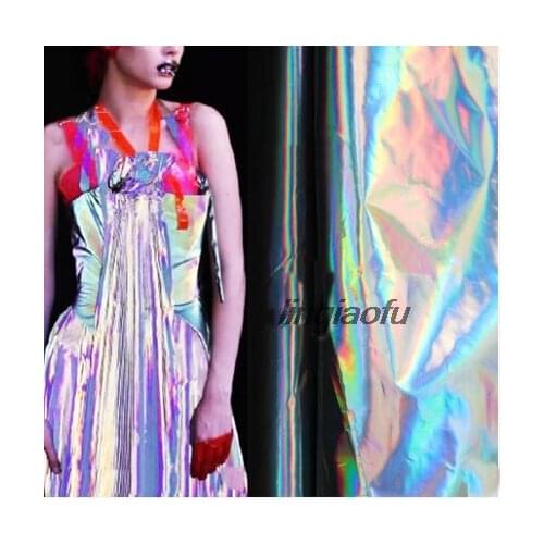 Laser Symphony thin fluorescent cloth High-grade waterproof creative design laser clothing fabric