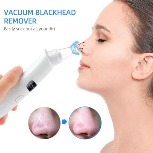 Facial Blackhead Remover Electric Acne Cleaner Blackhead Black Point Vacuum Cleaner Tool Black Spots Pore Cleaner Machine