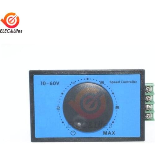DC10-60V Motor Speed Control PWM Motor Speed Controller Switch 20A Current Voltage Regulator High Power Drive Module 12V 24V 48V
