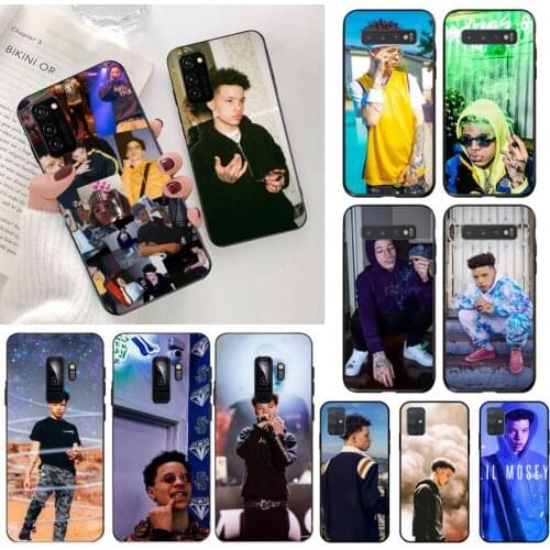 YJZFDYRM Lil Mosey Rapper Soft Rubber Phone Cover for Samsung S20 plus Ultra S6 S7 edge S8 S9 plus S10 5G lite 2020