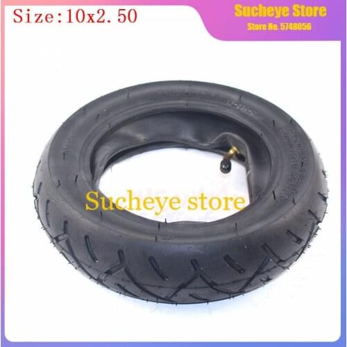 10 inch Pneumatic 10x2.50 Tire fits Electric Scooter Balance Drive Bicycle Tyre 10x2.5 inflatable Tyre and inner tube