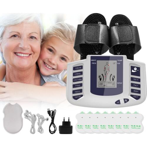 12 Button Tens Machine Physiotherapy EMS Muscle Stimulation Trainning Apparatus Electric Massager Pain Relief Home Use Devices