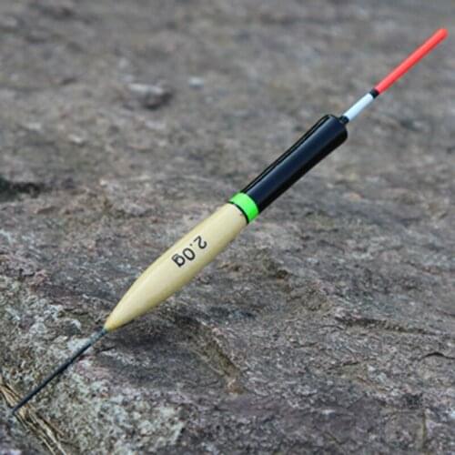 40 pcs/group Wooden Fishing Float Tackle Tools Vertical For Fishing Supplies Tools