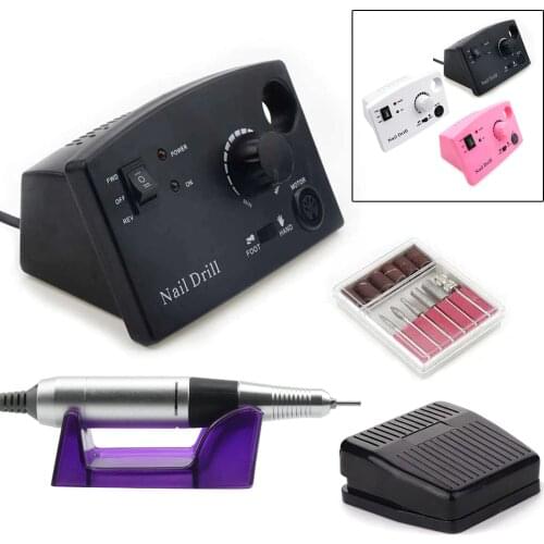 35000RPM Manicure Machine Nail Drill Machine For Manicure Pedicure Nail Art Equipment Electric Nail File Nail Drill Bit Tool