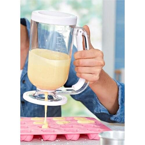 Pancakes Crepe Bölüştürücü Batter Dispenser