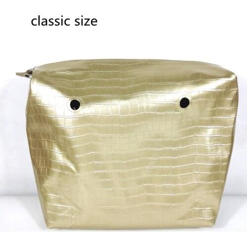 For O bag Waterproof Inner Lining Zipper Pocket for Classic Size