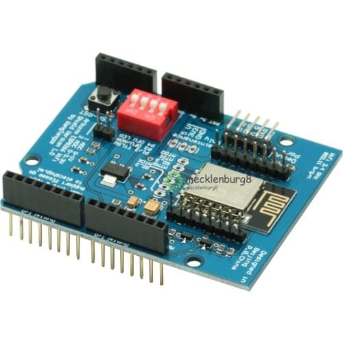 ESP8266 ESP-12E UART WIFI Wireless Shield Development Board Module For Arduino UNO R3 Mega 3.3V Support TTL UAR Stacking Design