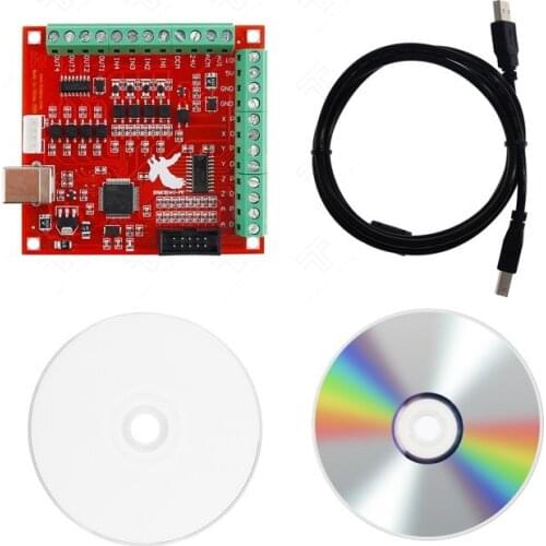Breakout board CNC USB MACH3 100Khz 4 axis interface driver motion controller driver board