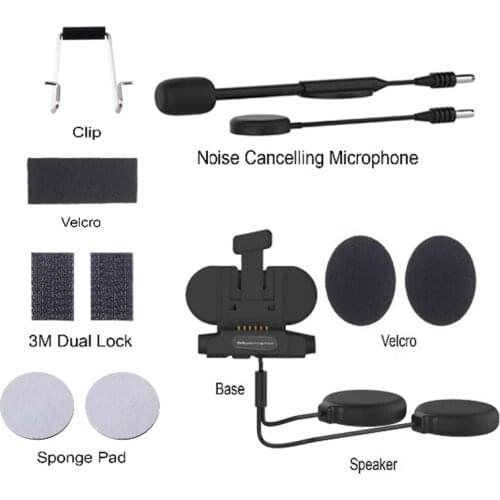 Audio & Mic Kit for MORNYSTAR M1 Pro Helmet Headset Base Microphone Accessories
