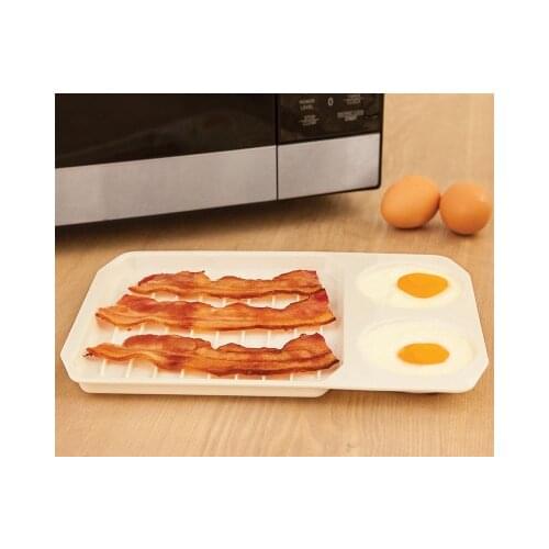 Microwave Bacon Cooker Tray Food Bacons Eggs Cooking Maker Pad Mat Kitchen Tools