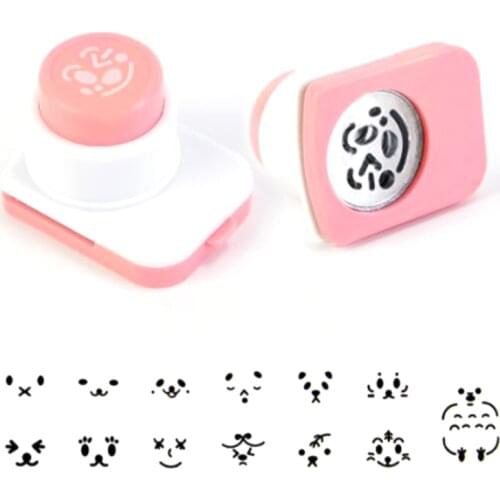 Cartoon Rice Ball Molds DIY Smiling Face Shape Sushi Maker Mould Seaweed Cutter Rice Ball Kitchen Bento Decoration