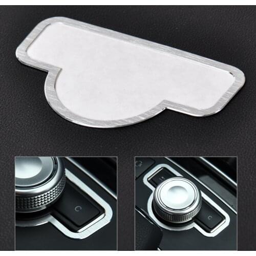 DWCX Brushed Interior Console Panel Cover Center Console Switch Button Trim for BENZ C E GLK CLS Class W204 W212 W218 X204