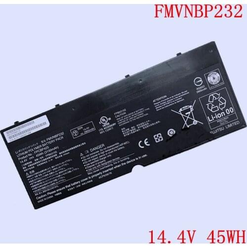 New Original black Laptop Li-ion Battery FMVNBP232 FPCBP425 for Fujitsu LifeBook U745 T935 T904 series 14.4V 45WH 3150mAh