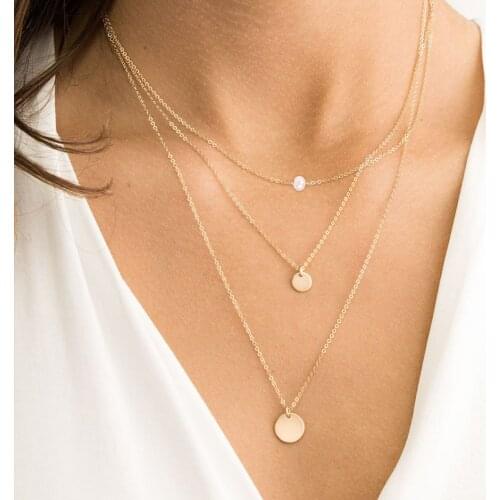 Wholesale Necklace 316L Stainless Steel Europe Fashion Pendant Necklace For Women 2021 Statement Light Pendientes Choker Jewelry