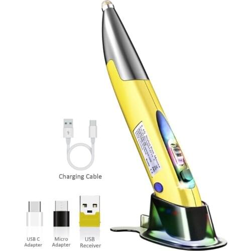 Rechargeable Right Hand and Left Hand 1200DPI 2.4G USB Wireless Mouse