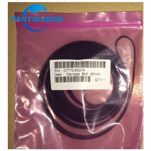 1Pcs Carriage Belt with Pulley C7770-60014 42" B0 C7769-60182 24" for HP DesignJet 500 500PS 800 800PS 510 510PS 815 CC800PS 820