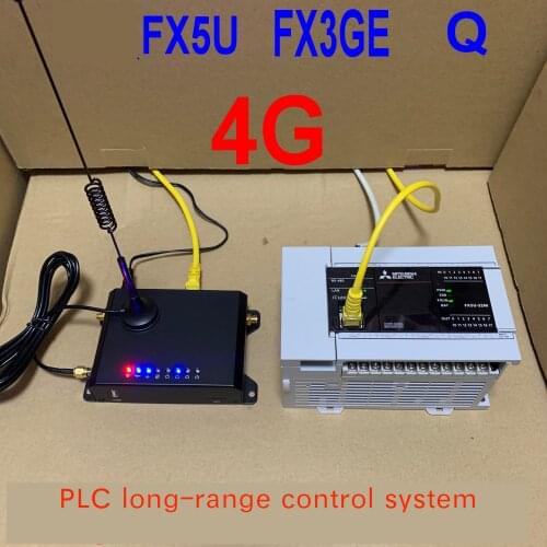 PLC long-range control System FX5U FX3GE Q support four PLC LAN (Excluding white PLC in pictures)