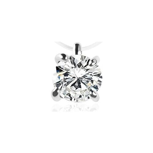 Thin Transparent Plastic Fishing Line Anti-allergic Band Clear Round Zircon Invisible Chain Simple Necklace for Women 7 Kinds