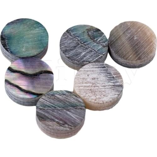 Yibuy 6mm Colorful Fingerboard Dots Abalone Inlay Material for Mandolin Banjo Ukulele Guitar Pack of 200