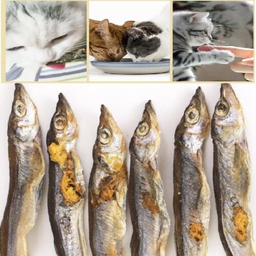 Cat snack Natural drying of spring fish fresh delicious and healthy
