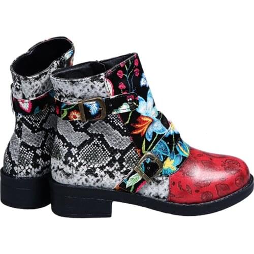 2021black Western Cowboy Boots For Women High Heels Boots Ladies Spring Autumn Long Boots Shoes Wide Calf Boots Super Size 35-43