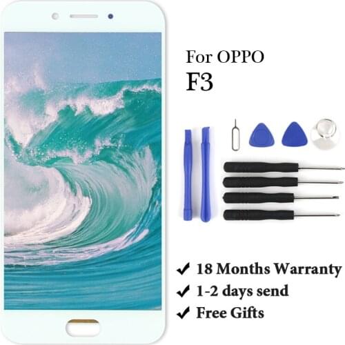 For OPPO F3 LCD Display Tested For OPPO F3 LCD Display Screen with Touch screen Complete Assembly For OPPO F3 LCD