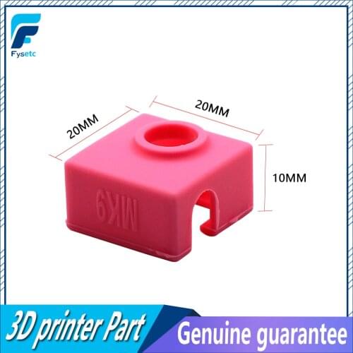1PC MK9 Silicone Sock Heater Block Cover Silicone Insulation For Ender -3 CR-10/10S/S4 Anet Prusa i3 Tronxy MK7/MK8/MK9