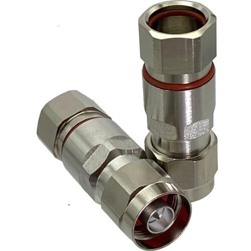 N male plug center clamp for 1/2" flexible cable RF Coaxial connector