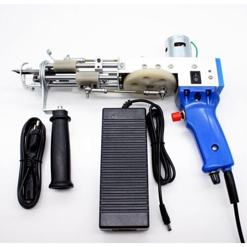 Electric carpet tufting gun hand gun Carpet weaving flocking machines Loop Pile Cut pile