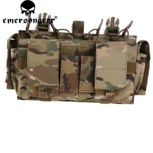 EMERSONGEAR Tactical 556 Magazine Bag Mag Pouch For Airsoft Chest Rig Vest Plate Carrier Outdoor Hunting Shooting Paintball