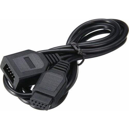 FZQWEG 10 PCS 9 Pin Extension Cable For Sega Genesis 2/3 Megadrive 2 Controller