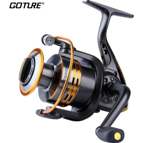 Goture Brand Spinning Fishing Reel Metal Spool 6bb for Freshwater Saltwater GTS 4000 6000 Series