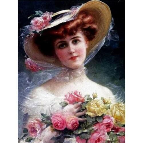 Mother and Child Angel Painting Cross Stitch Kits People Crafts 14CT Unprinted For Embroidered Handmade Arts Wall Home Decor