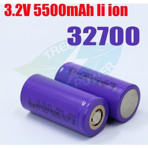 20pcs/lot Brand new 32700 lithium iron phosphate battery 3.2V 5500mah power solar street lamp special lifepo4 battery