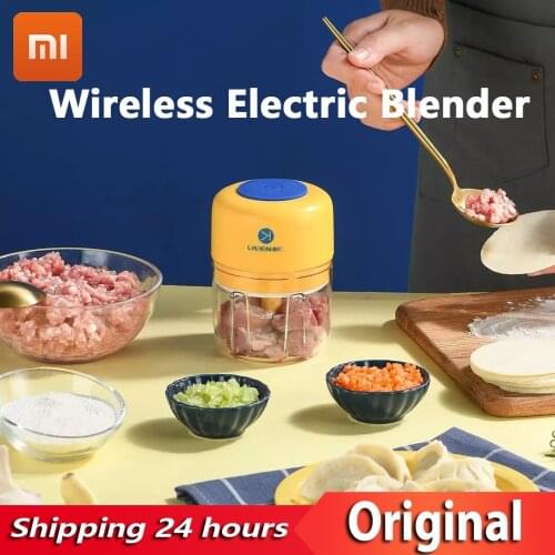 New YOUPIN Wireless Electric Mixer Food Crusher Chopper Garlic Vegetable Masher Press Meat Grinder for Kitchen