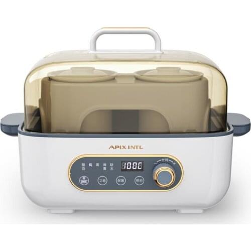 New Apixin Multifunctional electric steamer household large-capacity automatic power-off steam rectangular steamed vegetables