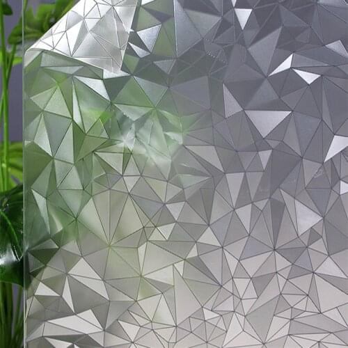 Office bathroom toilet anti-peeping static glass film 3D three-dimensional window grille window sticker opaque toning film