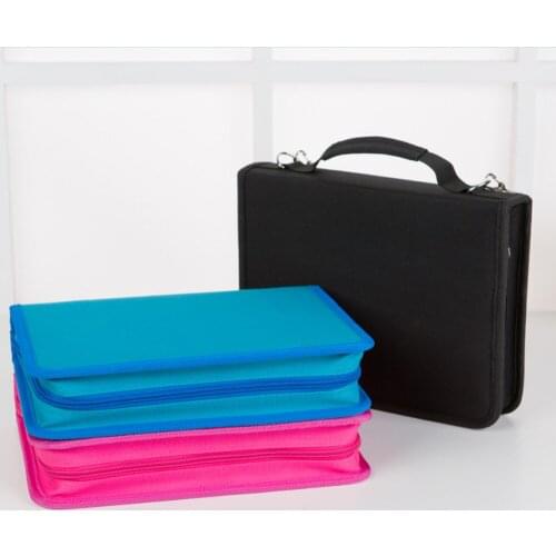 150 Holes Pencil Box School for Girls Boys Large Cartridge Pen Case Fold Pena Stationery Kit Supplies Big Storage Shoulder Penal