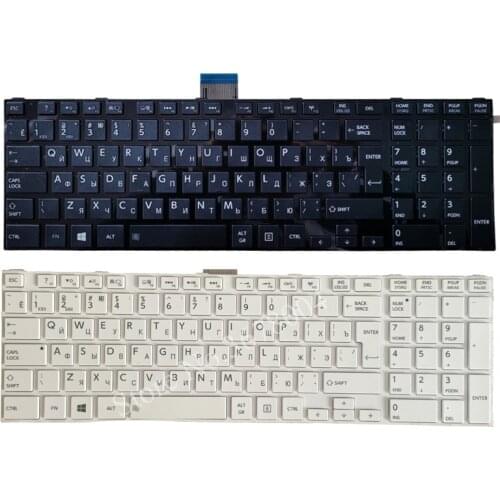 NEW for Toshiba satellite l50-a s50 s55 l70 l75 c70 c75 RU White Russian keyboard