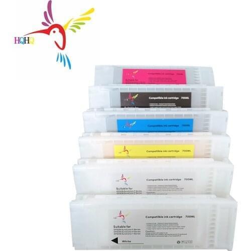 T7251-T7254 T725A Compatible Ink Cartridge Filled With Textile Ink For Epson SureColor F2000 F2100 Ink Cartridge from HQHQ