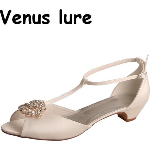 Many Colors Choice Low Heel Shoes Wedding
