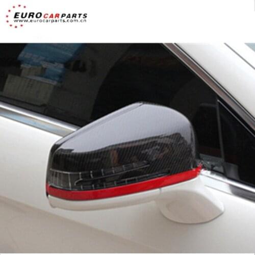 On sale Carbon fiber mirror cover fit for A45 C63 E63 S63 S65 W204 W207 W212 W176 W218 W221Carbon fiber side mirror cover