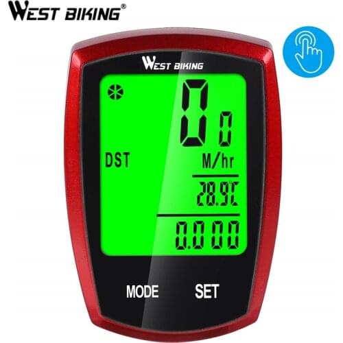 WEST BIKING Bicycle Computer Wireless Wired LED Digital Rate Cycling Waterproof Odometer Stopwatch Speedometer MTB Bike Computer