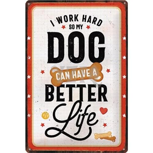 Retro Tin Signs Metal Plate Bar Home Wall Art Kids Room Decor 30X20CM DU-2741