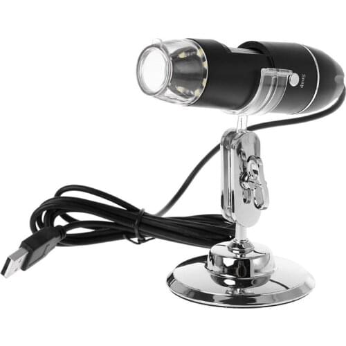 1000X USB Digital Microscope Camera Endoscope 8LED Magnifier with Metal Stand For Windows
